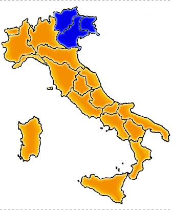 Dove operiamo - Veneto, Friuli Venezia-Giulia, Trentino Alto Adige